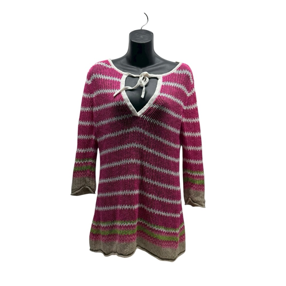 Tommy Bahama Open Knit Crochet Cover Up